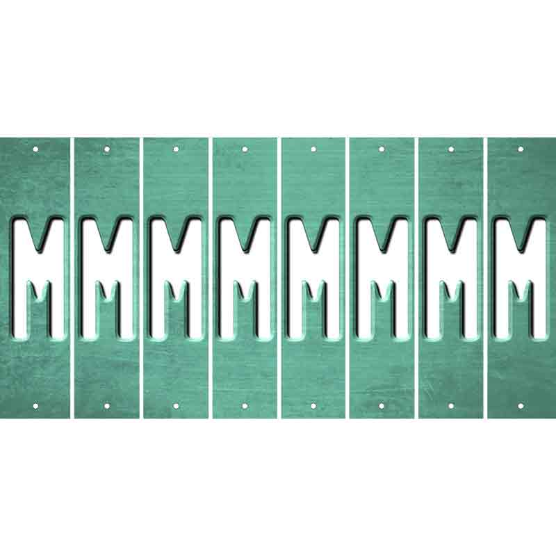 Mint Oil Rubbed Cut Fun Strips (Set of 8) N