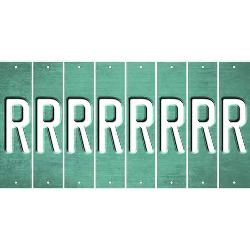 Mint Oil Rubbed Cut Fun Strips (Set of 8) S