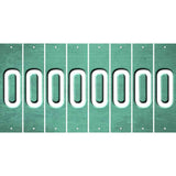 Mint Oil Rubbed Cut Fun Strips (Set of 8) P