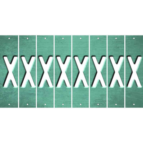 Mint Oil Rubbed Cut Fun Strips (Set of 8) Y