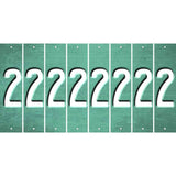 Mint Oil Rubbed Cut Fun Strips (Set of 8) 3