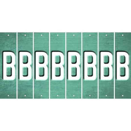 Mint Oil Rubbed Cut Fun Strips (Set of 8) C