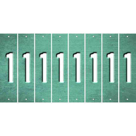 Mint Oil Rubbed Cut Fun Strips (Set of 8) 2