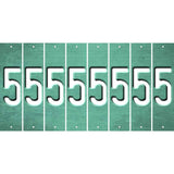 Mint Oil Rubbed Cut Fun Strips (Set of 8) 6