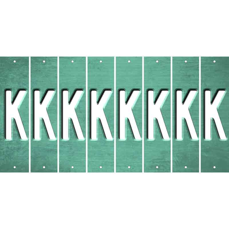 Mint Oil Rubbed Cut Fun Strips (Set of 8) L