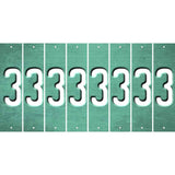 Mint Oil Rubbed Cut Fun Strips (Set of 8) 4