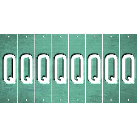 Mint Oil Rubbed Cut Fun Strips (Set of 8) R