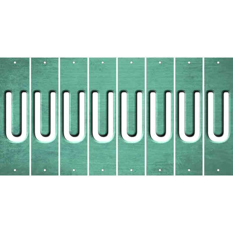 Mint Oil Rubbed Cut Fun Strips (Set of 8) V