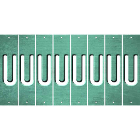 Mint Oil Rubbed Cut Fun Strips (Set of 8) V