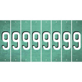 Mint Oil Rubbed Cut Fun Strips (Set of 8) BLANK