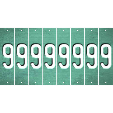 Mint Oil Rubbed Cut Fun Strips (Set of 8) BLANK