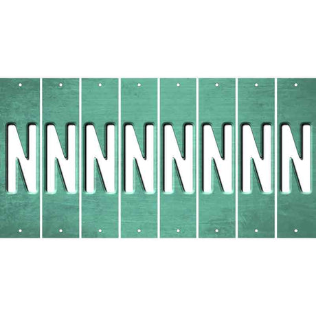 Mint Oil Rubbed Cut Fun Strips (Set of 8) O