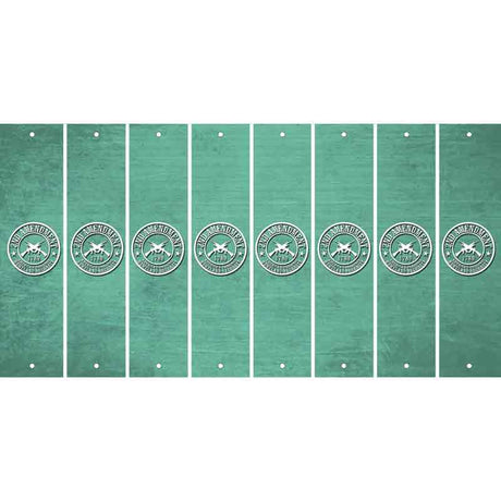 Mint Oil Rubbed Cut Fun Strips (Set of 8) ACOUSTIC GUITAR