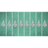 Mint Oil Rubbed Cut Fun Strips (Set of 8) CHRISTMAS TREE