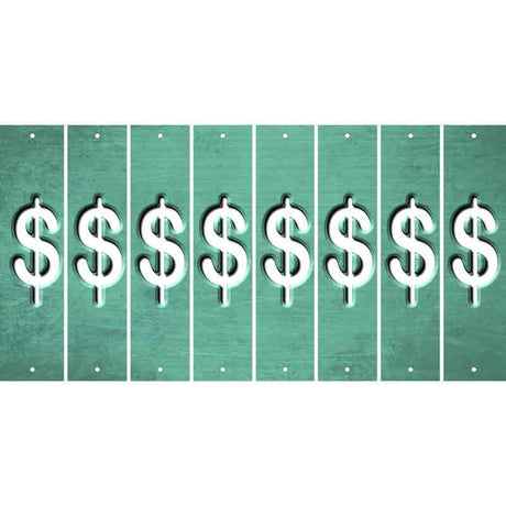 Mint Oil Rubbed Cut Fun Strips (Set of 8) #