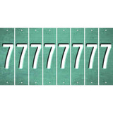 Mint Oil Rubbed Cut Fun Strips (Set of 8) 8