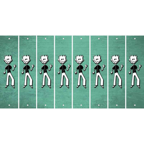 Mint Oil Rubbed Cut Fun Strips (Set of 8) DAD