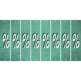 Mint Oil Rubbed Cut Fun Strips (Set of 8) -