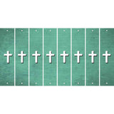 Mint Oil Rubbed Cut Fun Strips (Set of 8) CROSS