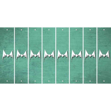 Mint Oil Rubbed Cut Fun Strips (Set of 8) BEAR