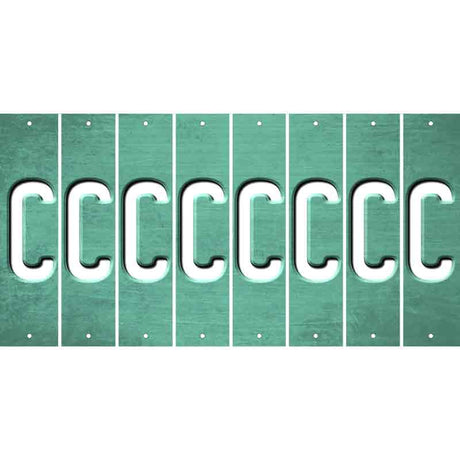 Mint Oil Rubbed Cut Fun Strips (Set of 8) D