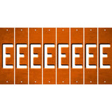 Orange Oil Rubbed Cut Fun Strips (Set of 8) F