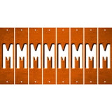 Orange Oil Rubbed Cut Fun Strips (Set of 8) N