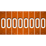 Orange Oil Rubbed Cut Fun Strips (Set of 8) P