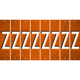 Orange Oil Rubbed Cut Fun Strips (Set of 8) 0