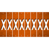 Orange Oil Rubbed Cut Fun Strips (Set of 8) Y