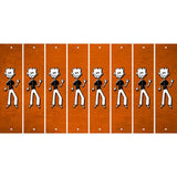 Orange Oil Rubbed Cut Fun Strips (Set of 8) DAD