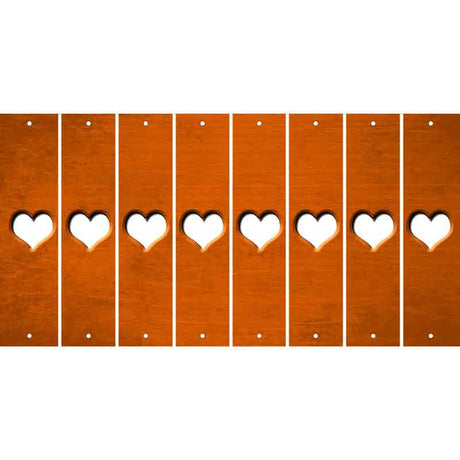 Orange Oil Rubbed Cut Fun Strips (Set of 8) ?