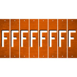 Orange Oil Rubbed Cut Fun Strips (Set of 8) G