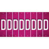 Pink Oil Rubbed Cut Fun Strips (Set of 8) E