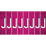 Pink Oil Rubbed Cut Fun Strips (Set of 8) K