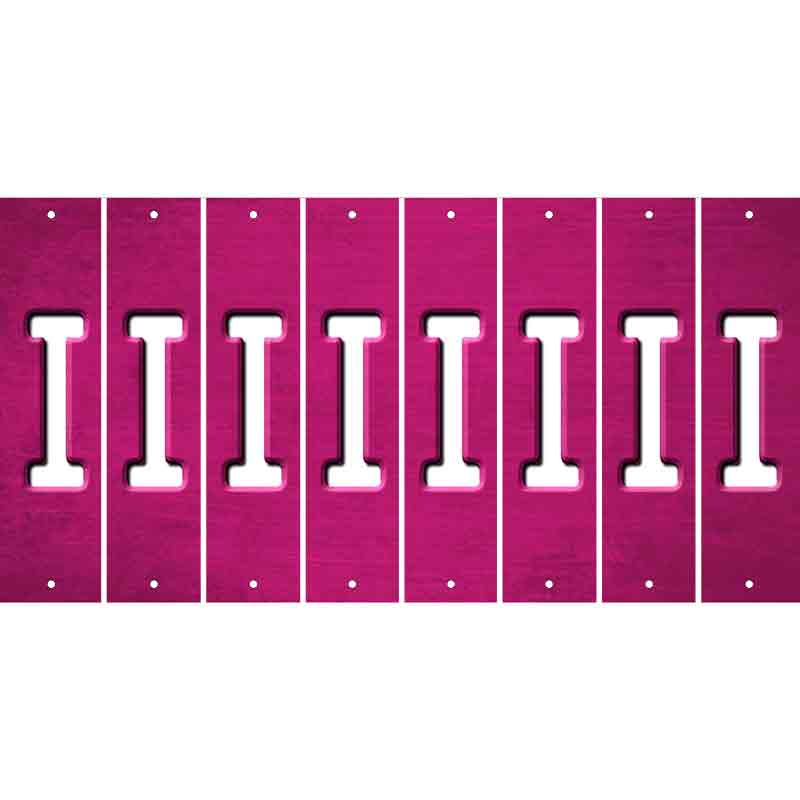 Pink Oil Rubbed Cut Fun Strips (Set of 8) J