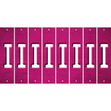 Pink Oil Rubbed Cut Fun Strips (Set of 8) J