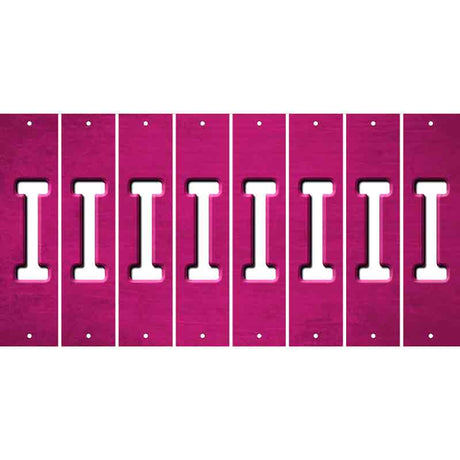 Pink Oil Rubbed Cut Fun Strips (Set of 8) J