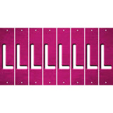 Pink Oil Rubbed Cut Fun Strips (Set of 8) M