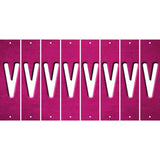 Pink Oil Rubbed Cut Fun Strips (Set of 8) W