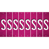 Pink Oil Rubbed Cut Fun Strips (Set of 8) T