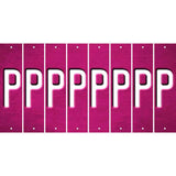 Pink Oil Rubbed Cut Fun Strips (Set of 8) Q