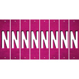 Pink Oil Rubbed Cut Fun Strips (Set of 8) O