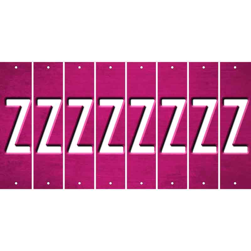 Pink Oil Rubbed Cut Fun Strips (Set of 8) 0