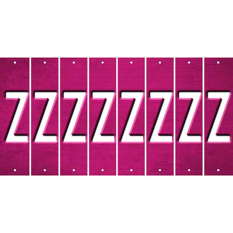 Pink Oil Rubbed Cut Fun Strips (Set of 8) 0