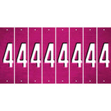 Pink Oil Rubbed Cut Fun Strips (Set of 8) 5