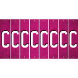 Pink Oil Rubbed Cut Fun Strips (Set of 8) D