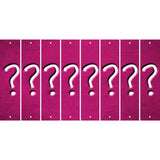 Pink Oil Rubbed Cut Fun Strips (Set of 8) %