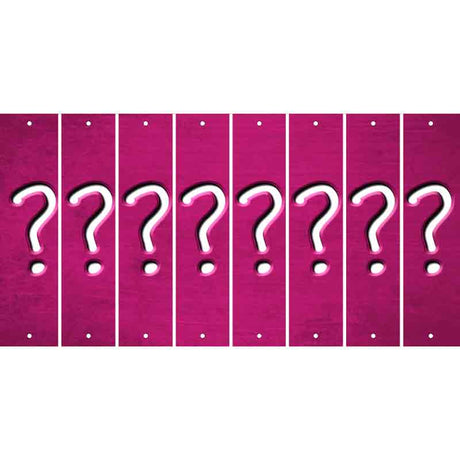 Pink Oil Rubbed Cut Fun Strips (Set of 8) %