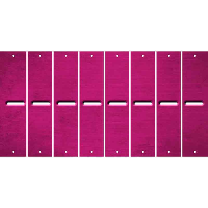 Pink Oil Rubbed Cut Fun Strips (Set of 8) /